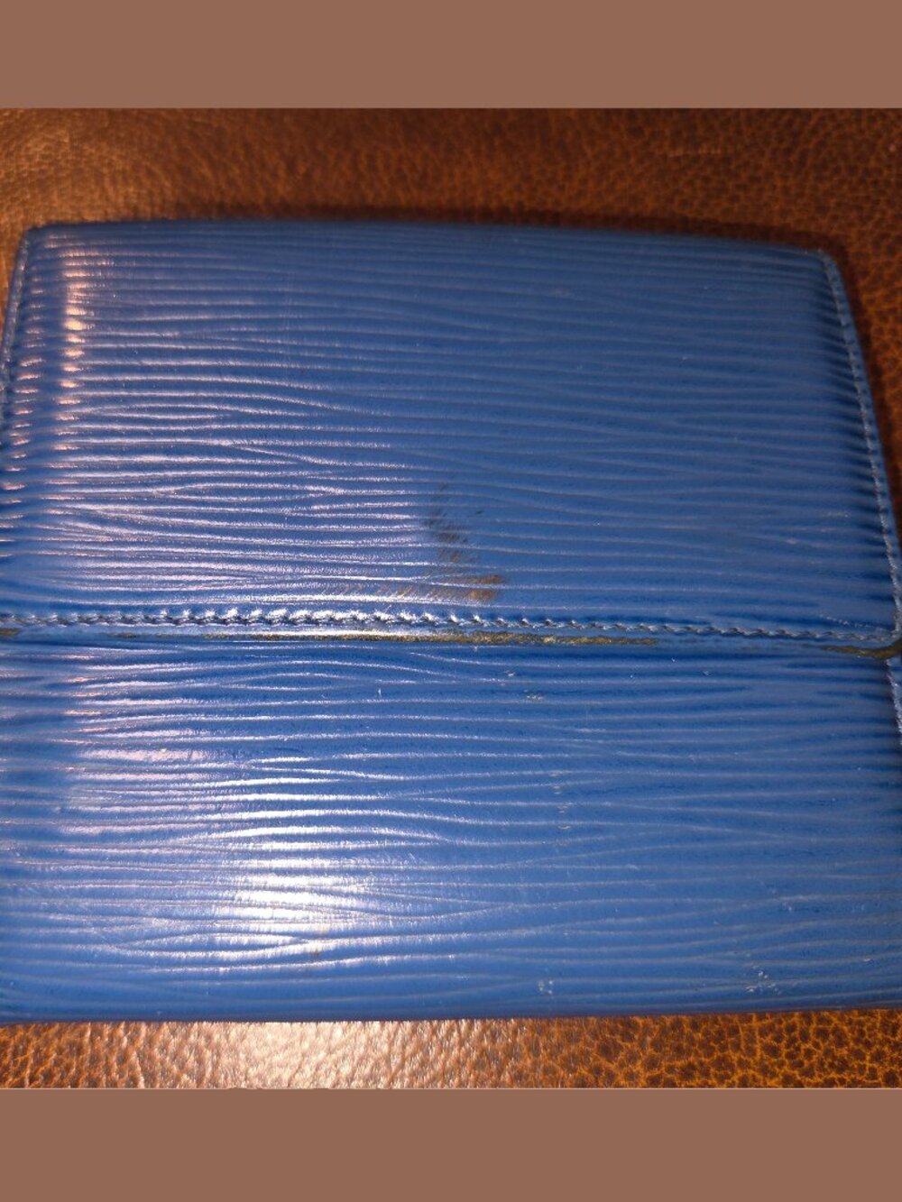 Louis Vuitton Elise Compact Wallet - Toledo Blue Epi - See Callouts - Picture 2 of 15